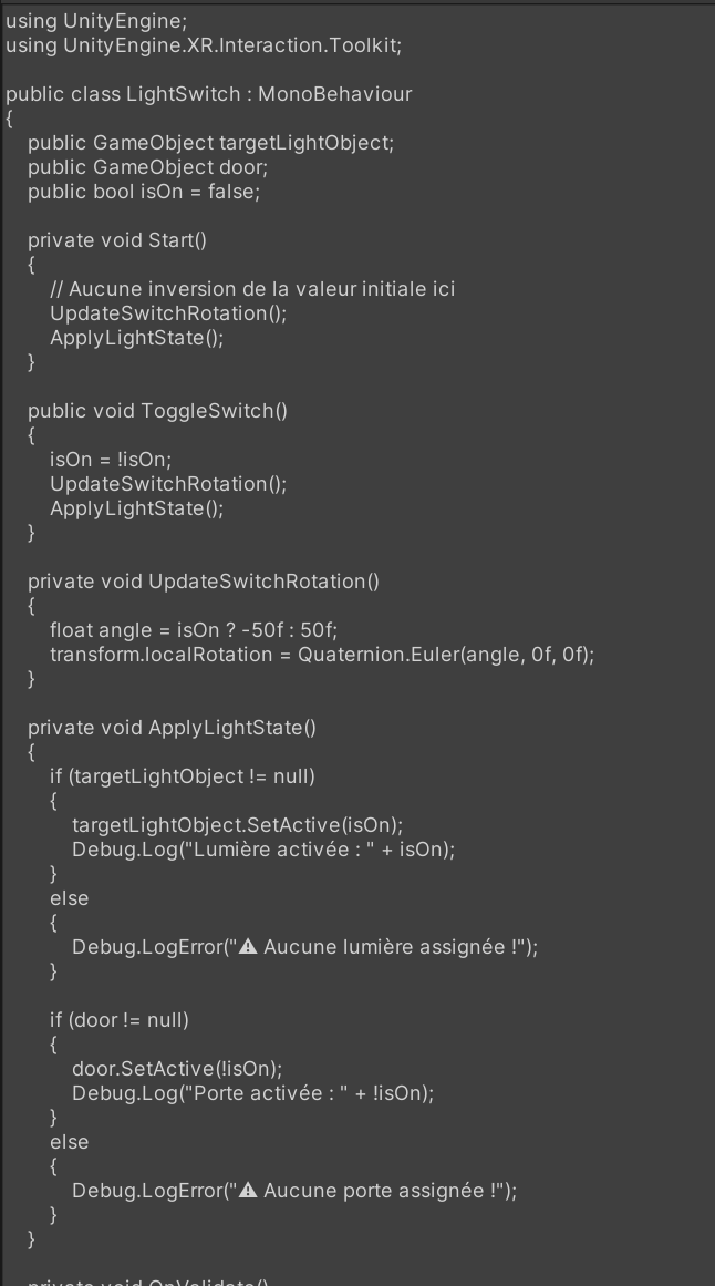 Interrupteur de lumière